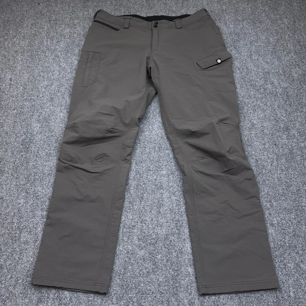TRUEWERK T2 WerkPant Mens 40x34 Deep Grey Straight Stretch Technical Work Pant